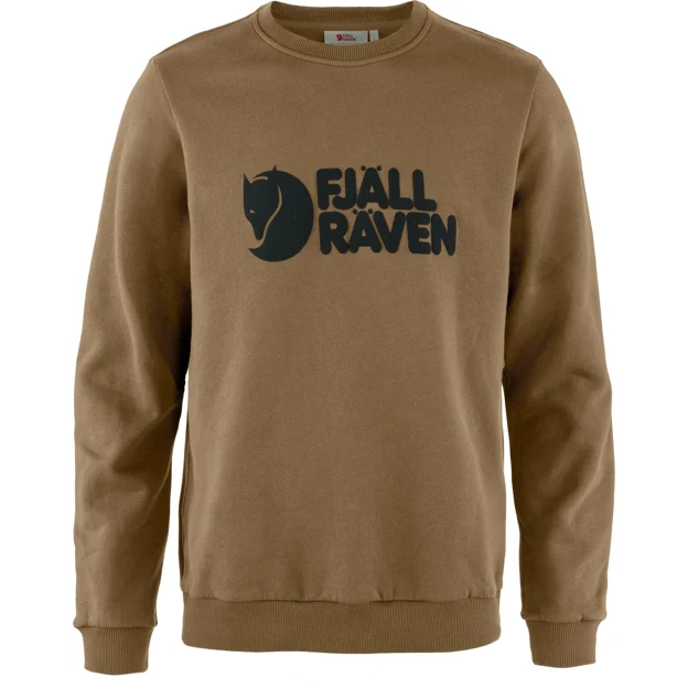 Fjällräven Logo Sweater, wood brown