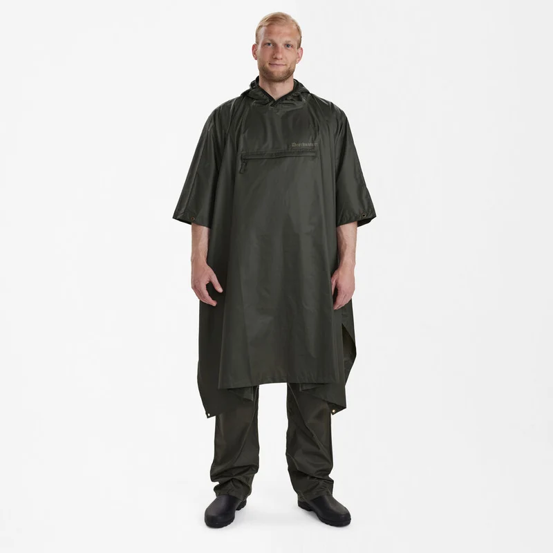 Deerhunter Survivor Rain Poncho, timber