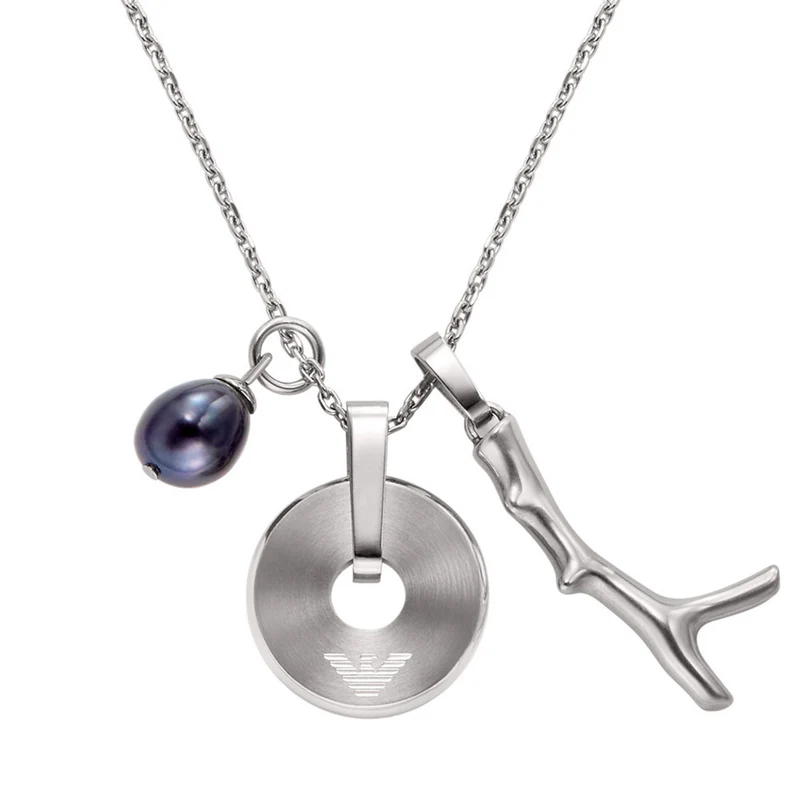 Emporio Armani Stainless Steel Men's Necklace EGS3324040