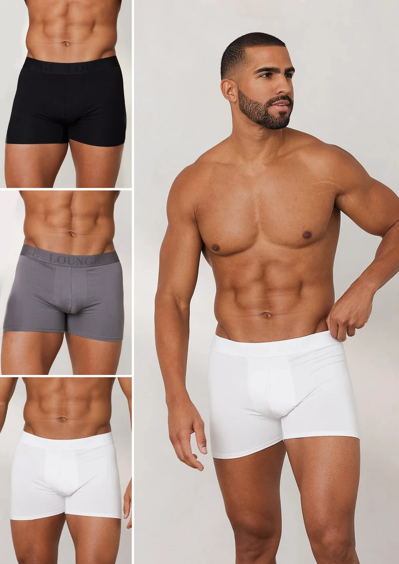 Luxe Herenboxershorts (3-Pack) - Multipack