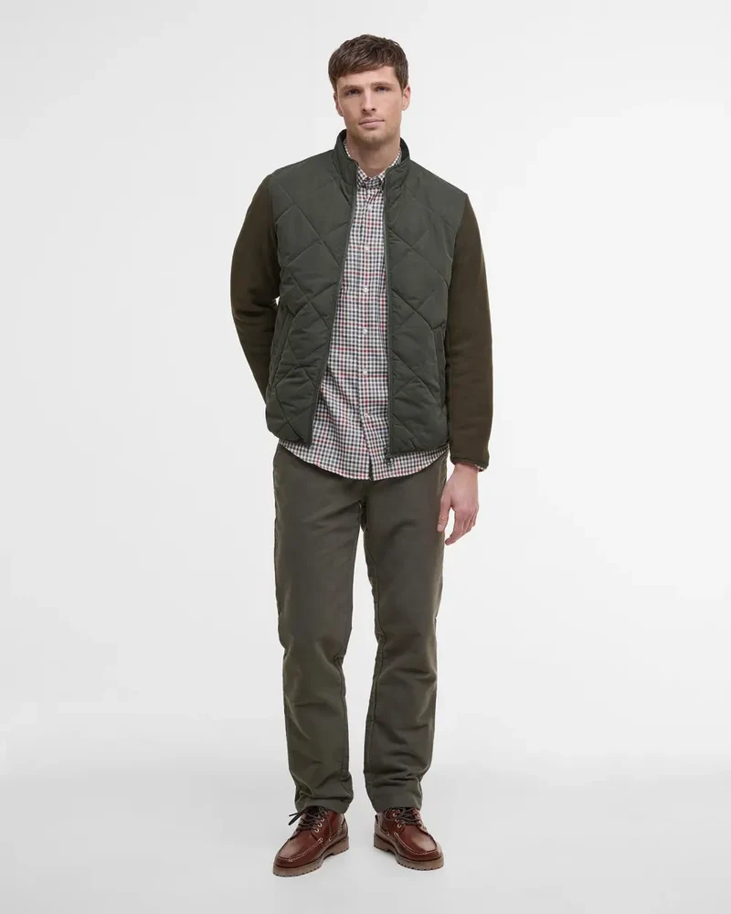 Barbour Hybrid Fleece Jacket, olive