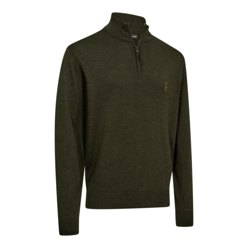 Deerhunter Harrington ½-Zip Knit, forest