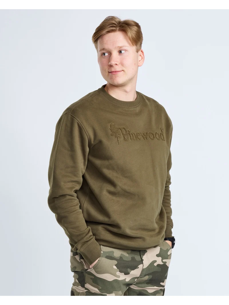 Pinewood Värnamo Logo Sweater M, dark green