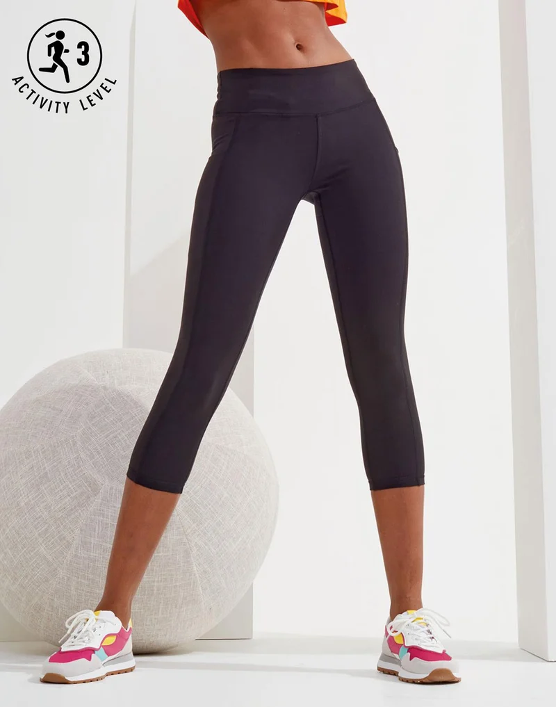 TriDri - Performance Recycled ¾ Dames Legging - Black