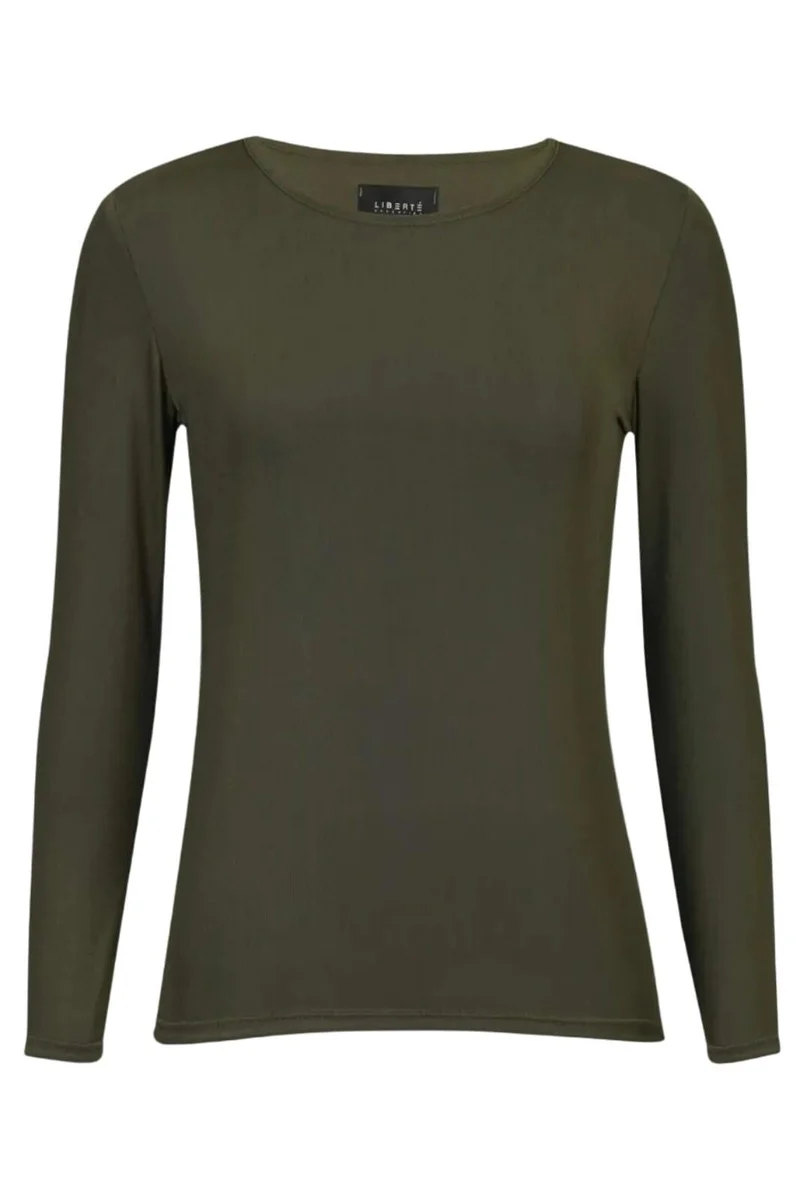 Liberte - Mesh Ls Tshirt 22065 - Army