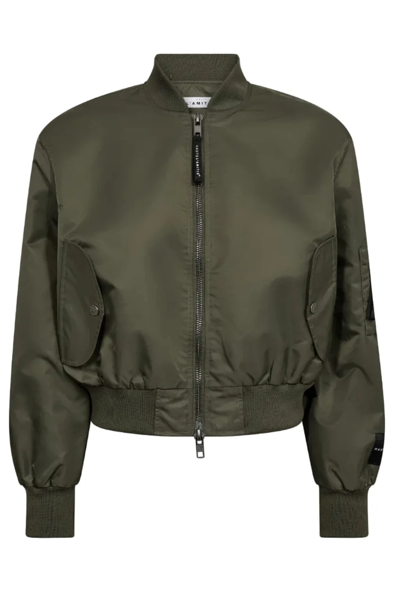 Haute L'Amitié - Sally Crop Bomber HL10659 - Army