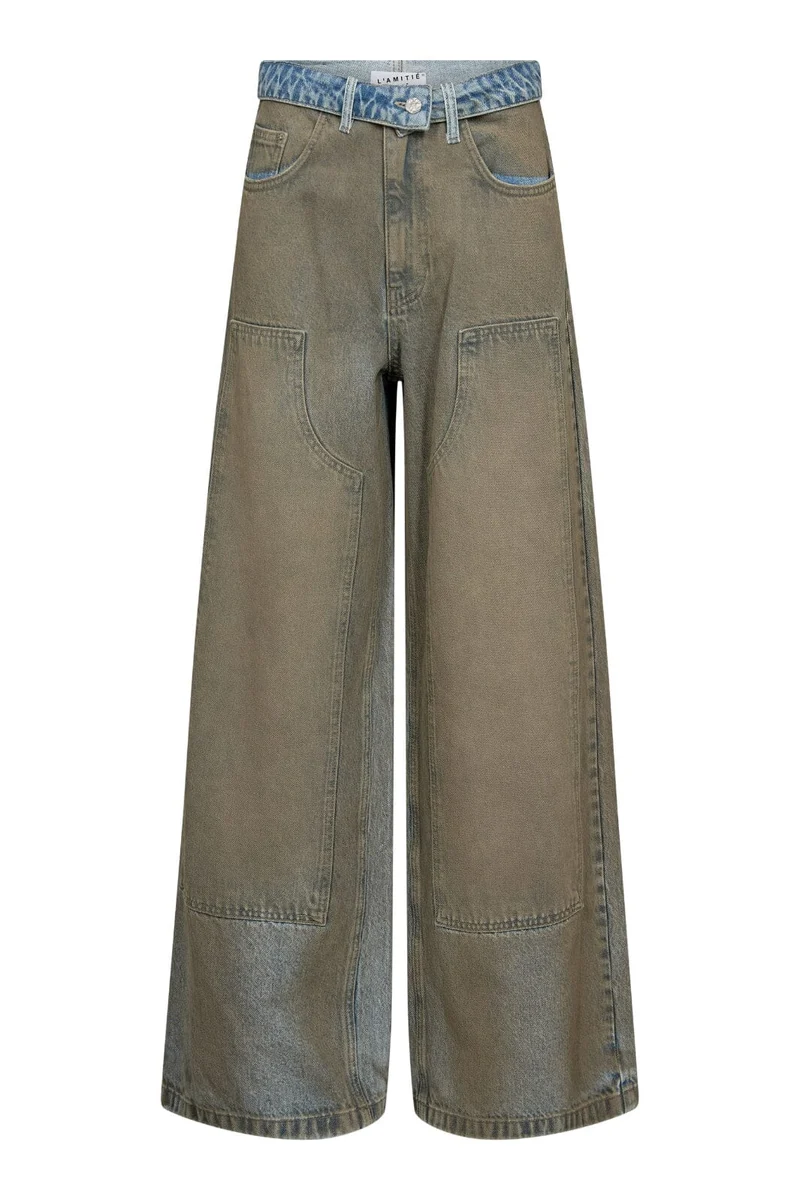 Haute L'Amitié - Celeste Patch Vintage Jeans HL10756 - Vintage Wash