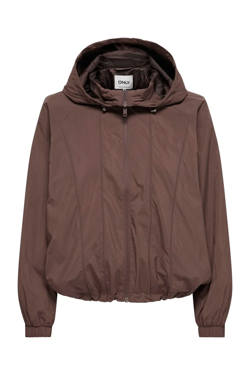 Only - Onllara Piping Jacket - 4994601 Chocolate Martini