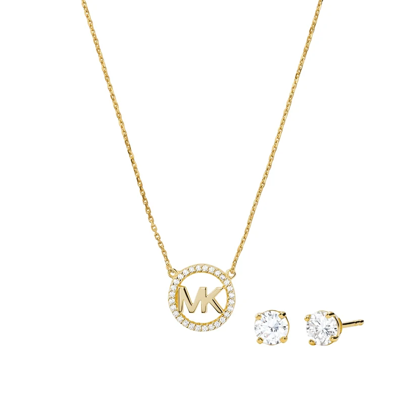 Michael Kors Necklace and Earrings Giftset MKC1260AN710