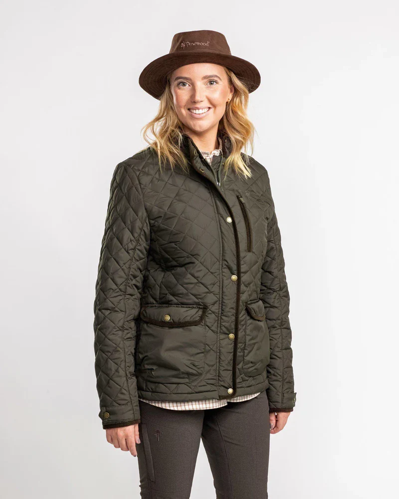 Pinewood Nydala Classic Quilt Jacket W, moss green