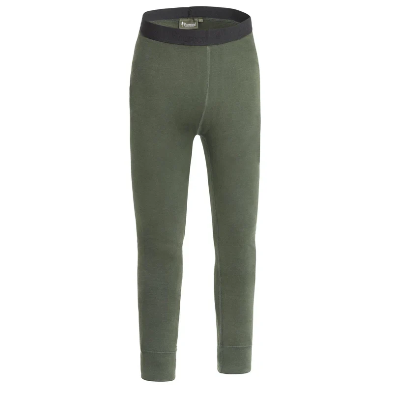 Pinewood Abisko Merino Base Layer Pants W, dark moss green