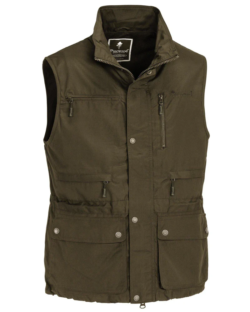 Pinewood Tiveden Vest, dark olive
