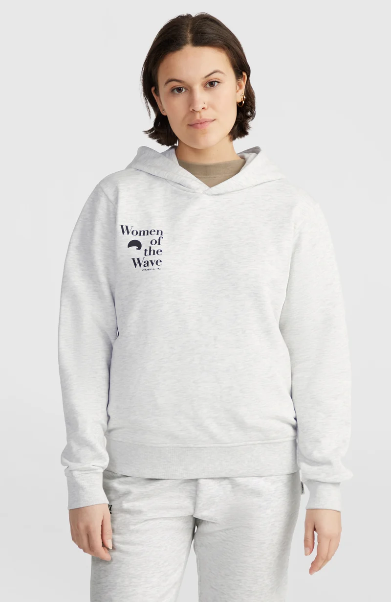 Women of the Wave hoodie | White Melange