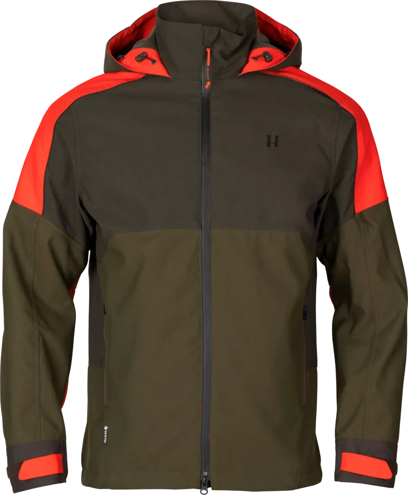 Härkila Pro Hunter Dog Keeper GTX Jacket, willow green/orange