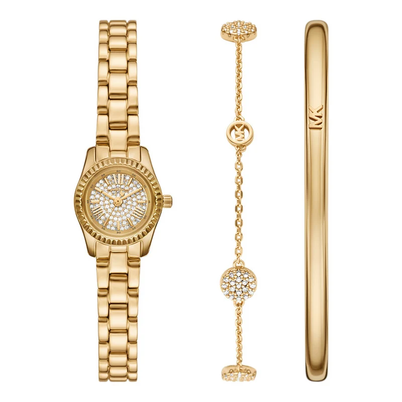 Michael Kors Lexington Micro Petite Dames Horloge MK4944SET