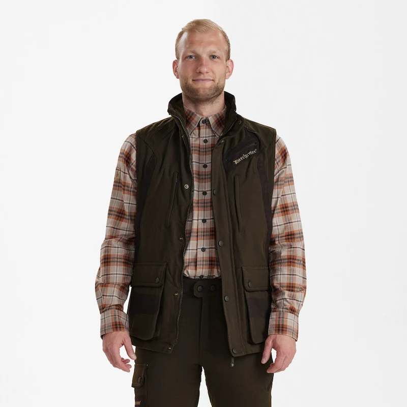 Deerhunter Muflon Extreme Waistcoat, wood
