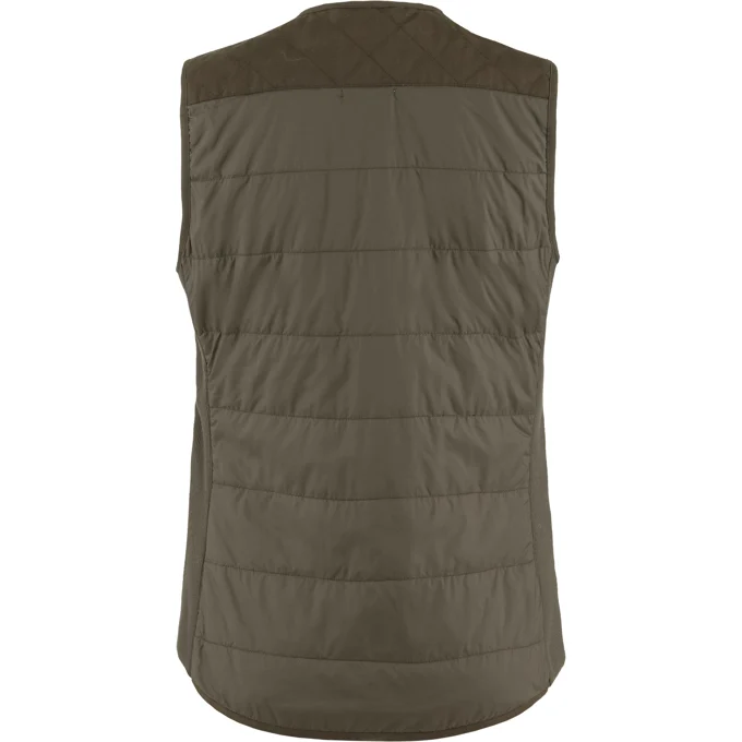 Fjällräven Forest Wool Padded Vest W, dark olive