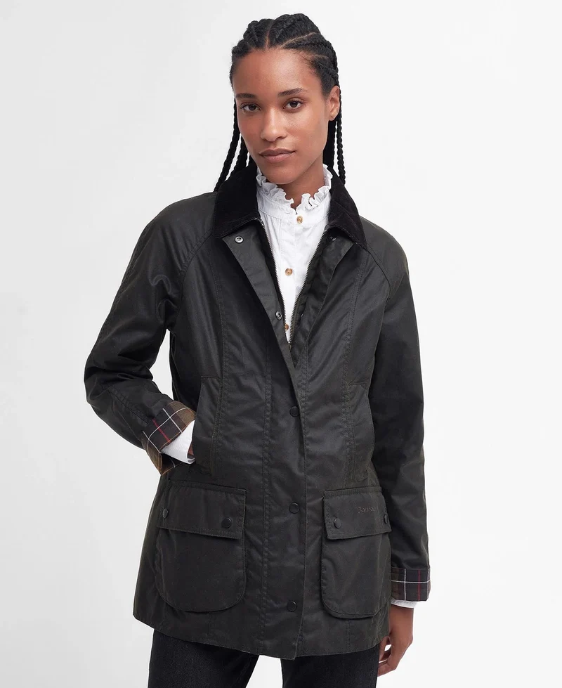 Barbour Classic Beadnell Wax Jacket, olive