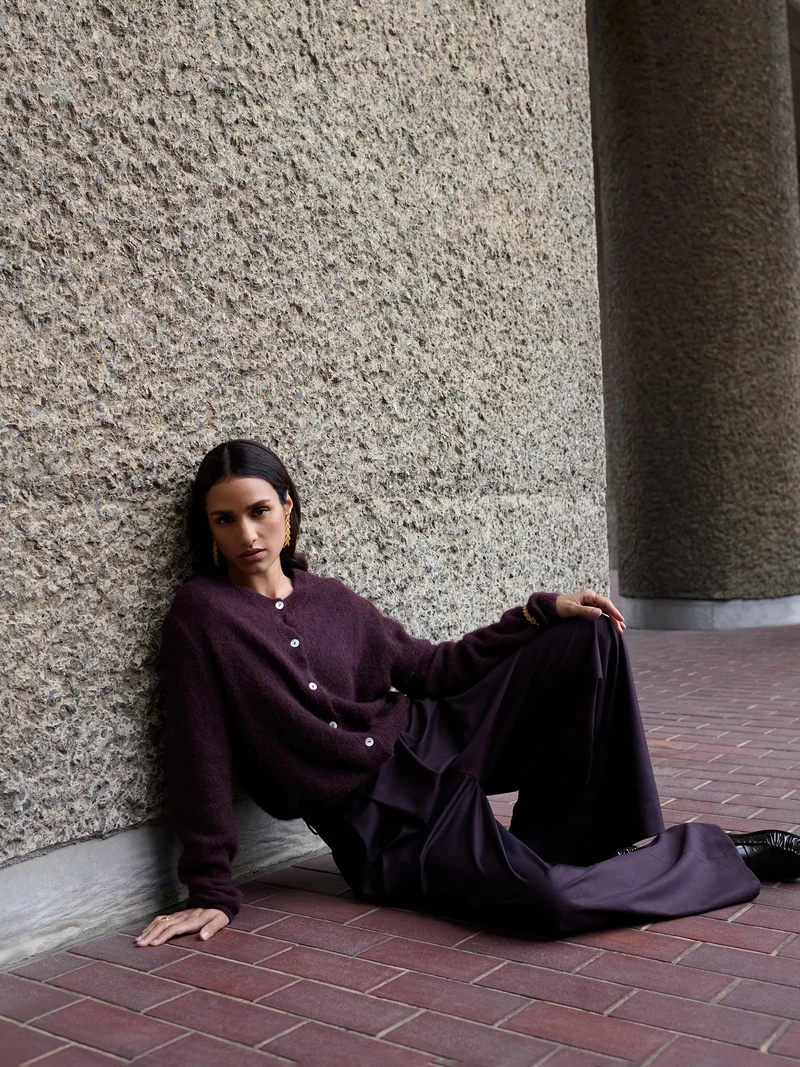 Wollen cardigan cleo
