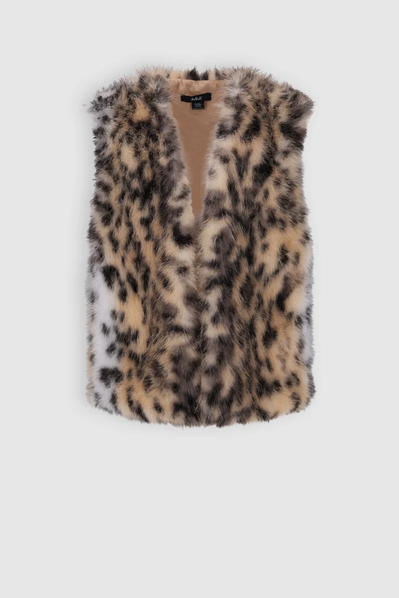 Kath Bont Gilet Leopard