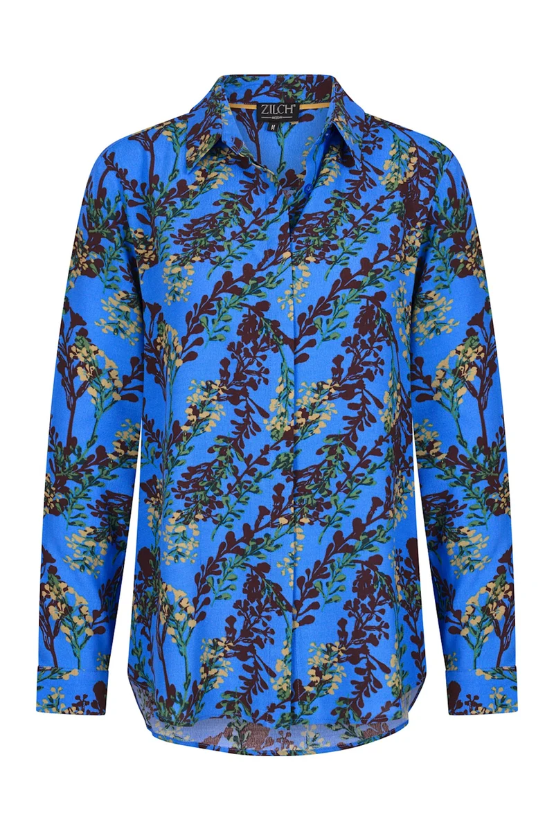 Zilch blouse basic shadow sky