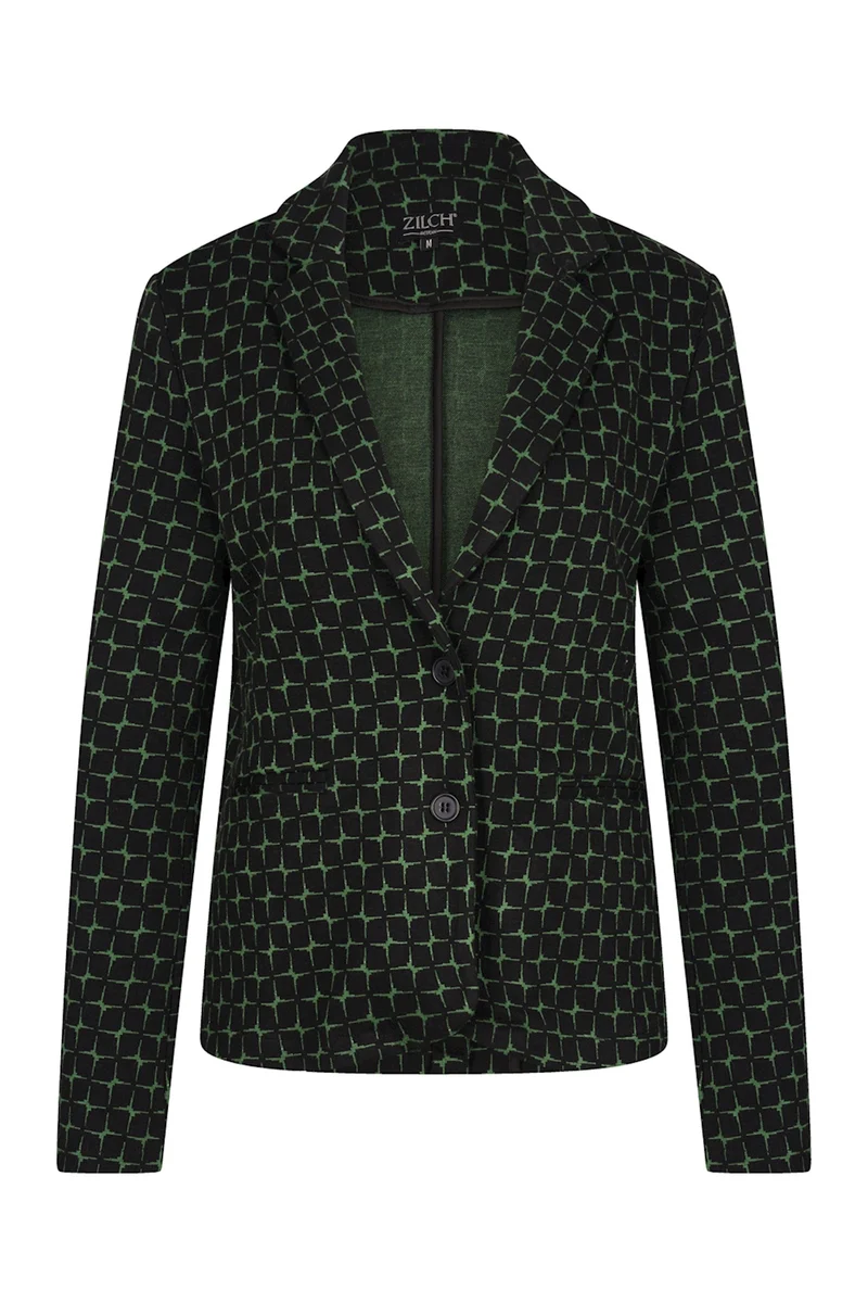 Zilch jacket grid pesto