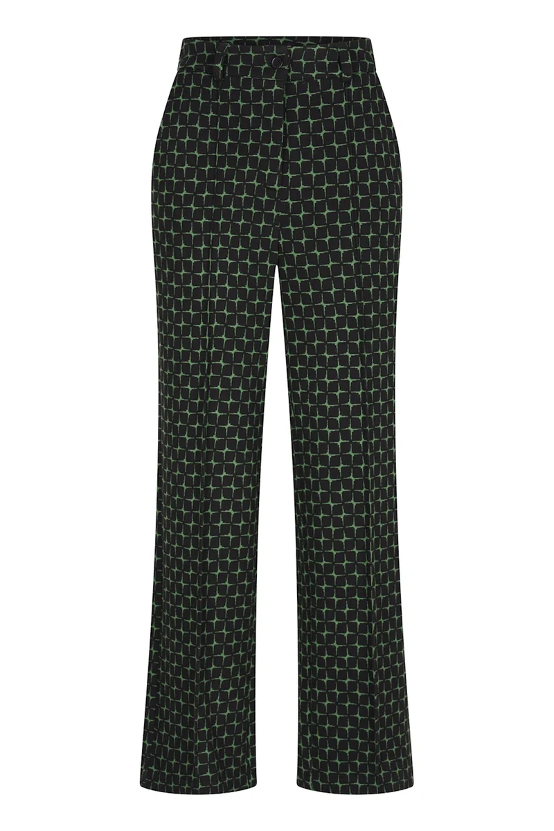 Zilch pants straight grid pesto