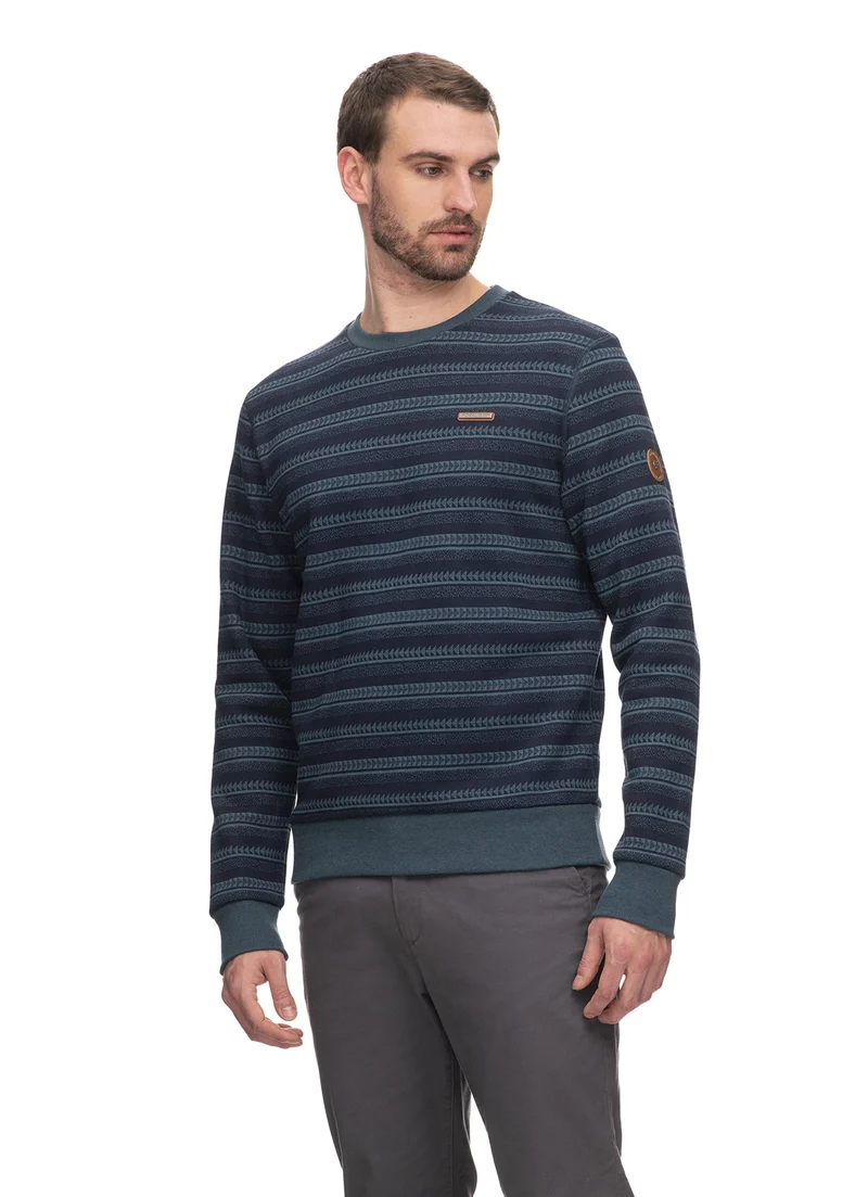 Ragwear sweatshirt inddie print navy