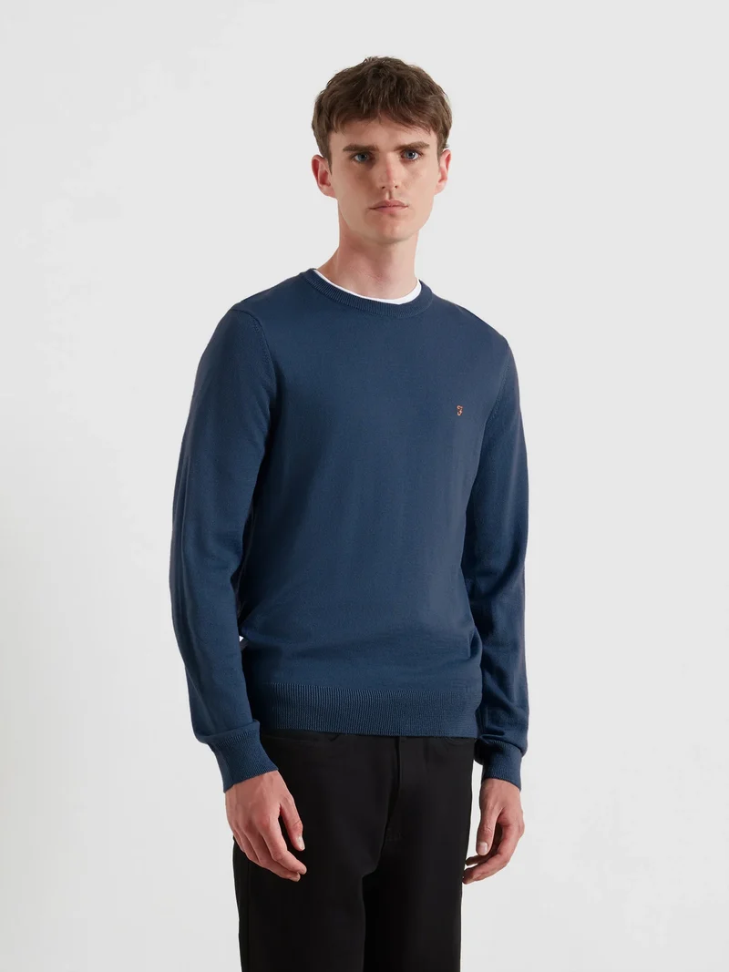 Mullen cotton sweate - 412 true navy