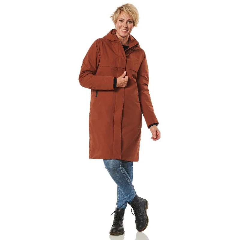 Happy Rainy Days Winterjas Dames Boston Kangaroo Roest *Laatste maat XS*
