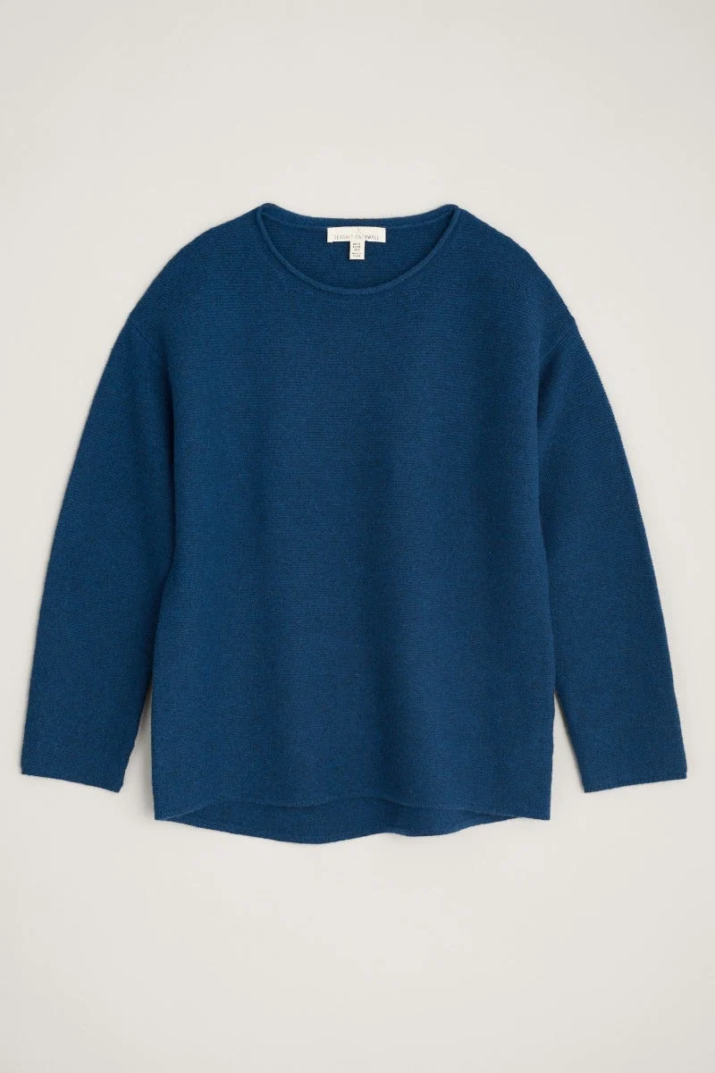 Gestreepte oversized trui | Seasalt Cornwall fruity jumper II dark wreckage