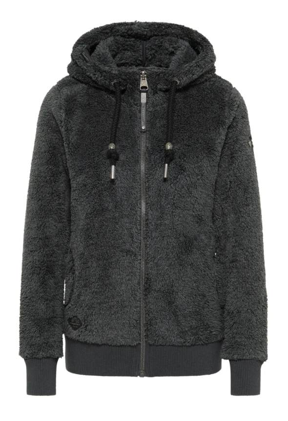 Grijs warm vest | Ragwear sweatshirt Vilma dark grey