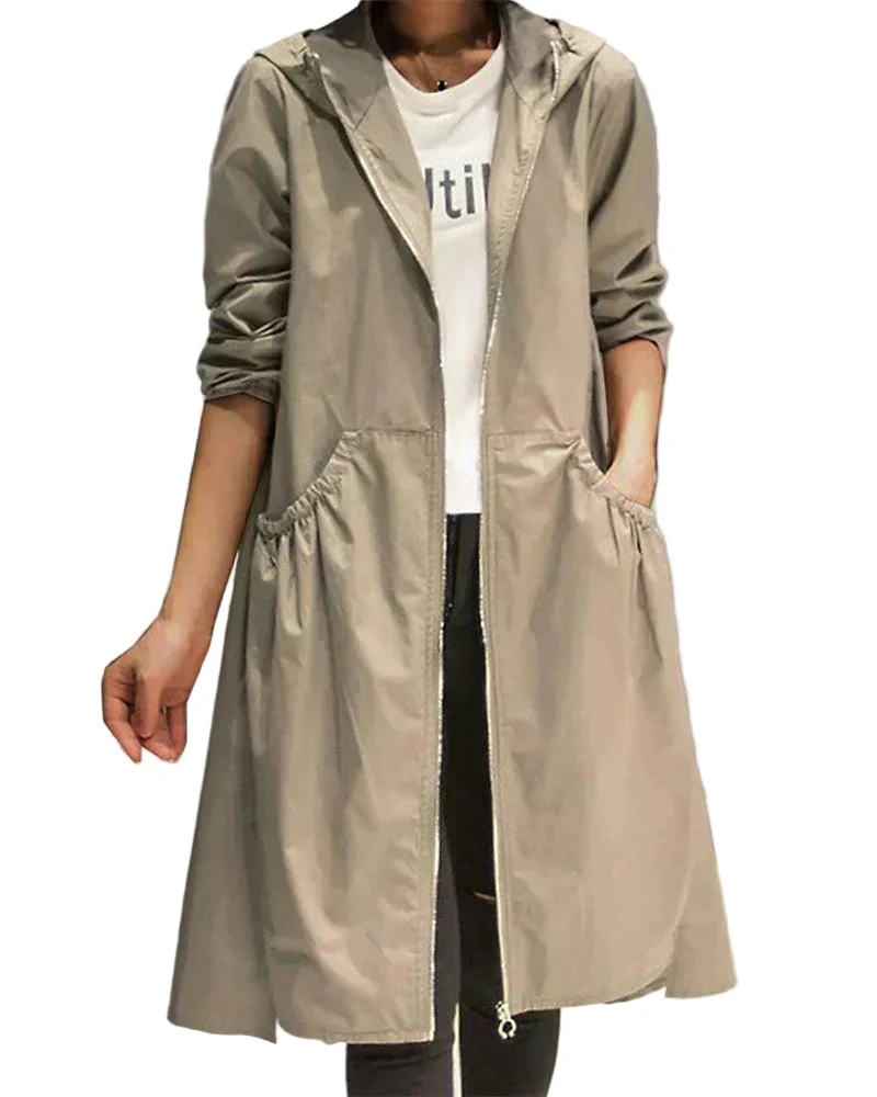Dames Casual Jack met Capuchon