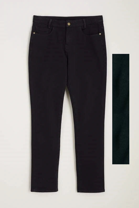 Groene broek van biologisch katoen | Seasalt Cornwall lamledra trousers coppice