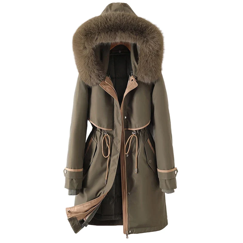 Dames Winterjack Gewatteerd met Capuchon