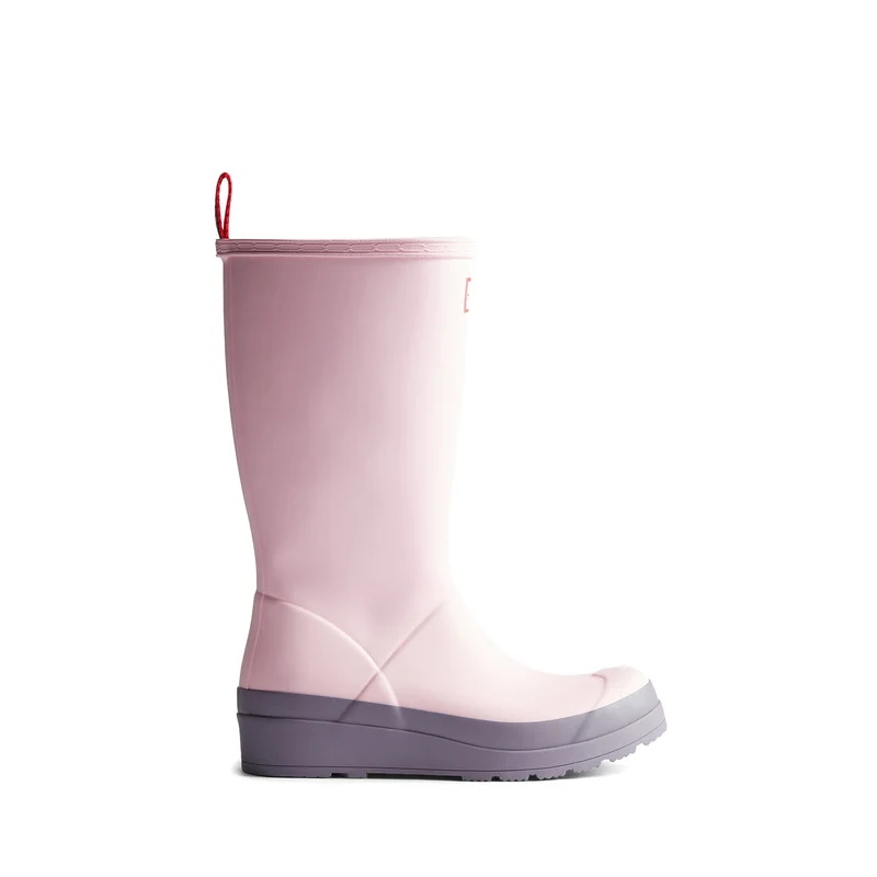 Women's Play Tall Wellington Boots Parfait Pink/Purple Top
