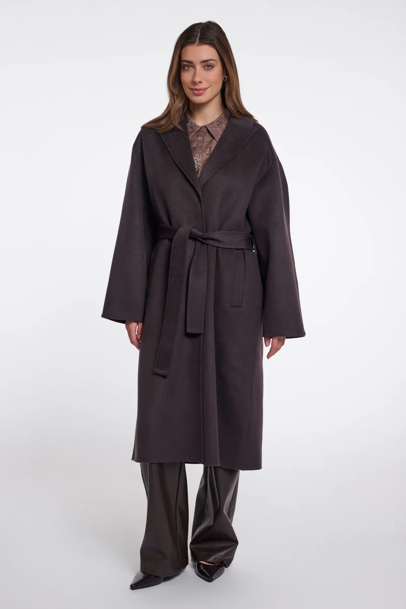 Coat Hayley Dark Brown