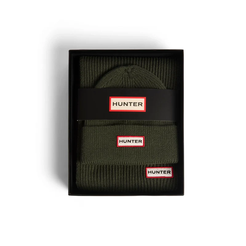 Jura Scarf and Beanie Box Set Kambaba Green