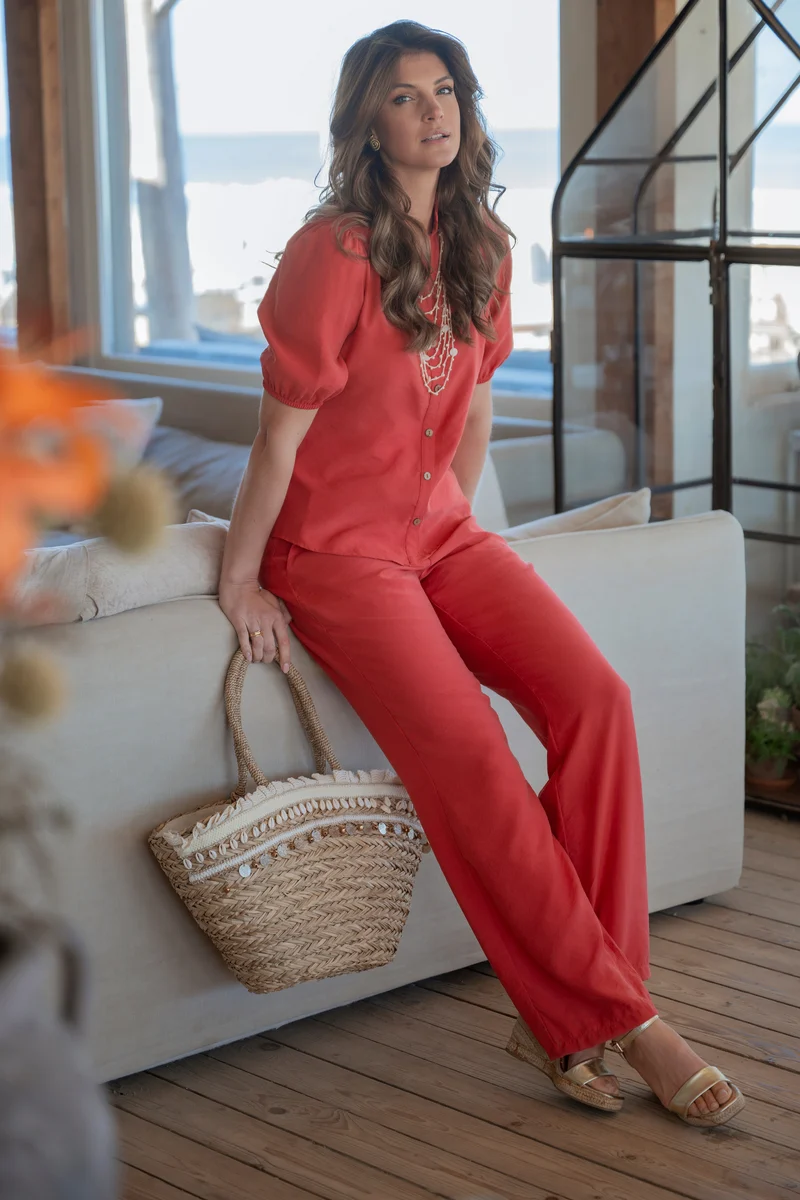 Broek Elodi Burnt Sienna