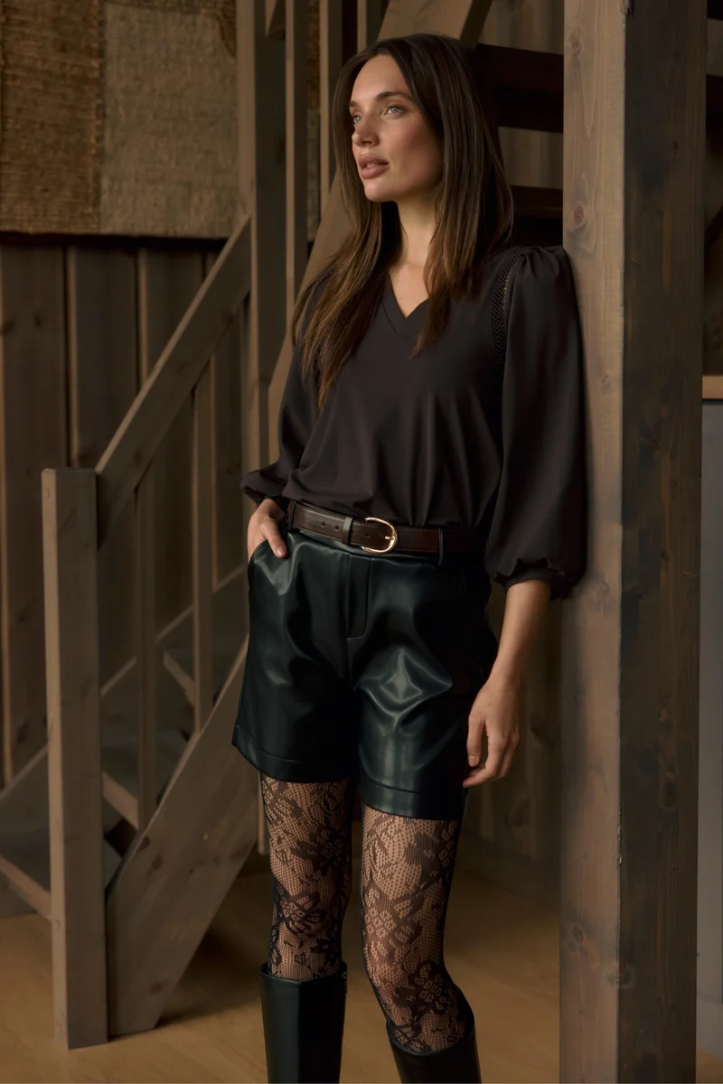 Short Marielle Black L14.101.3558