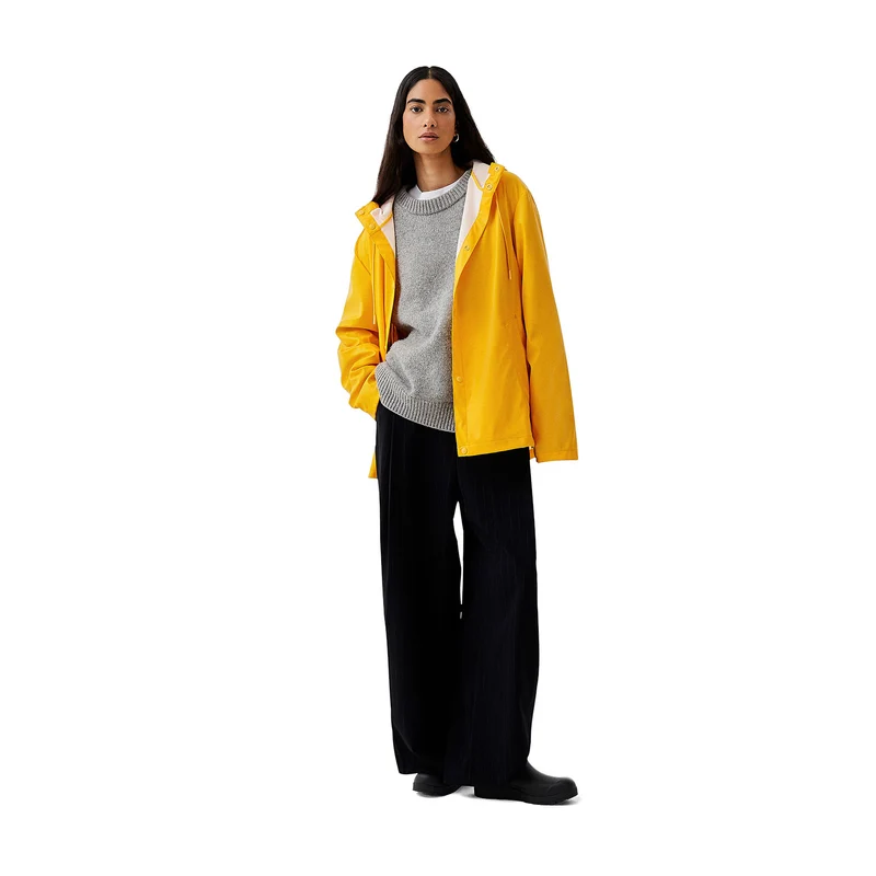 Izzy PU Hooded Jacket Gold Fusion