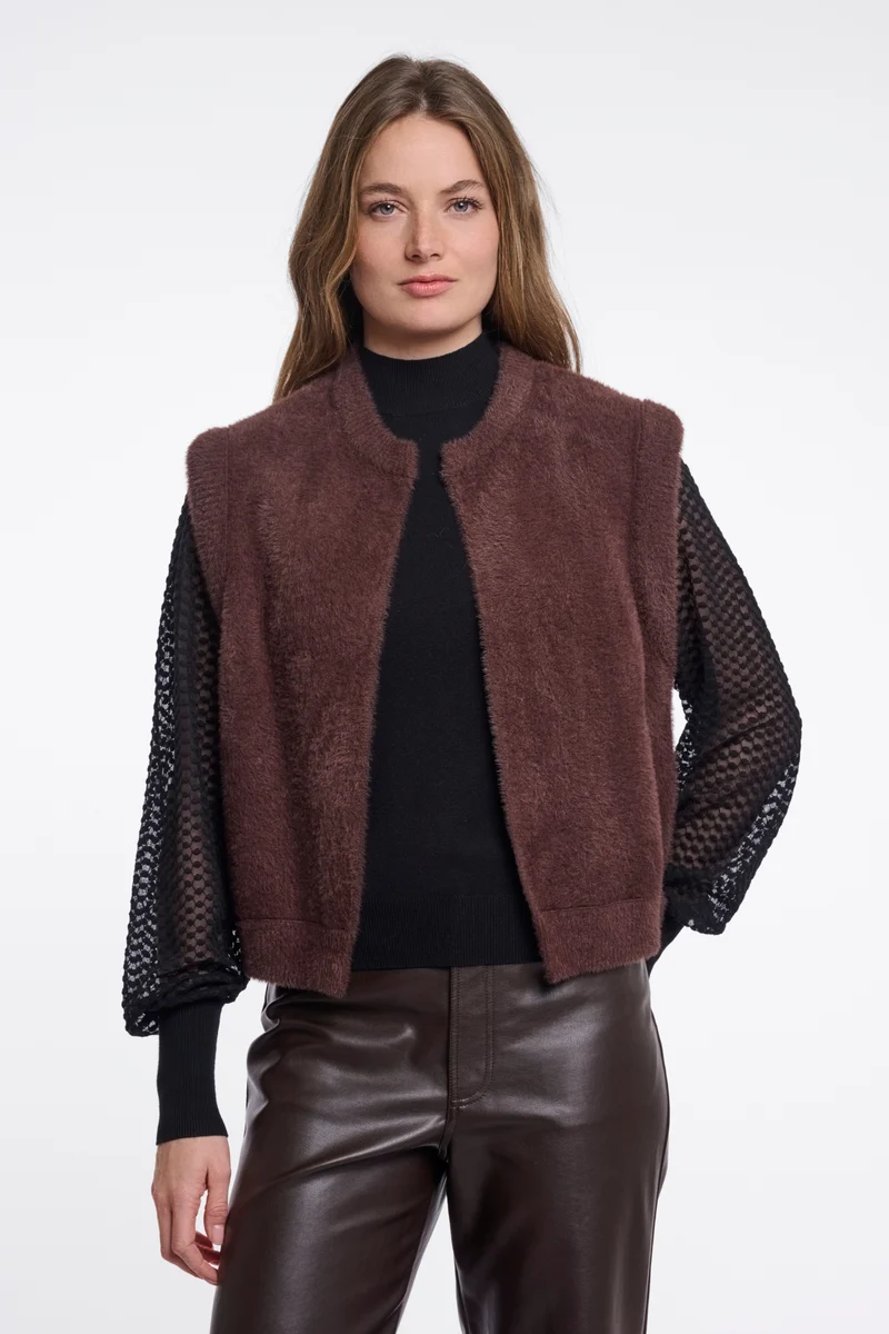 Gilet Elona Coffee Roast