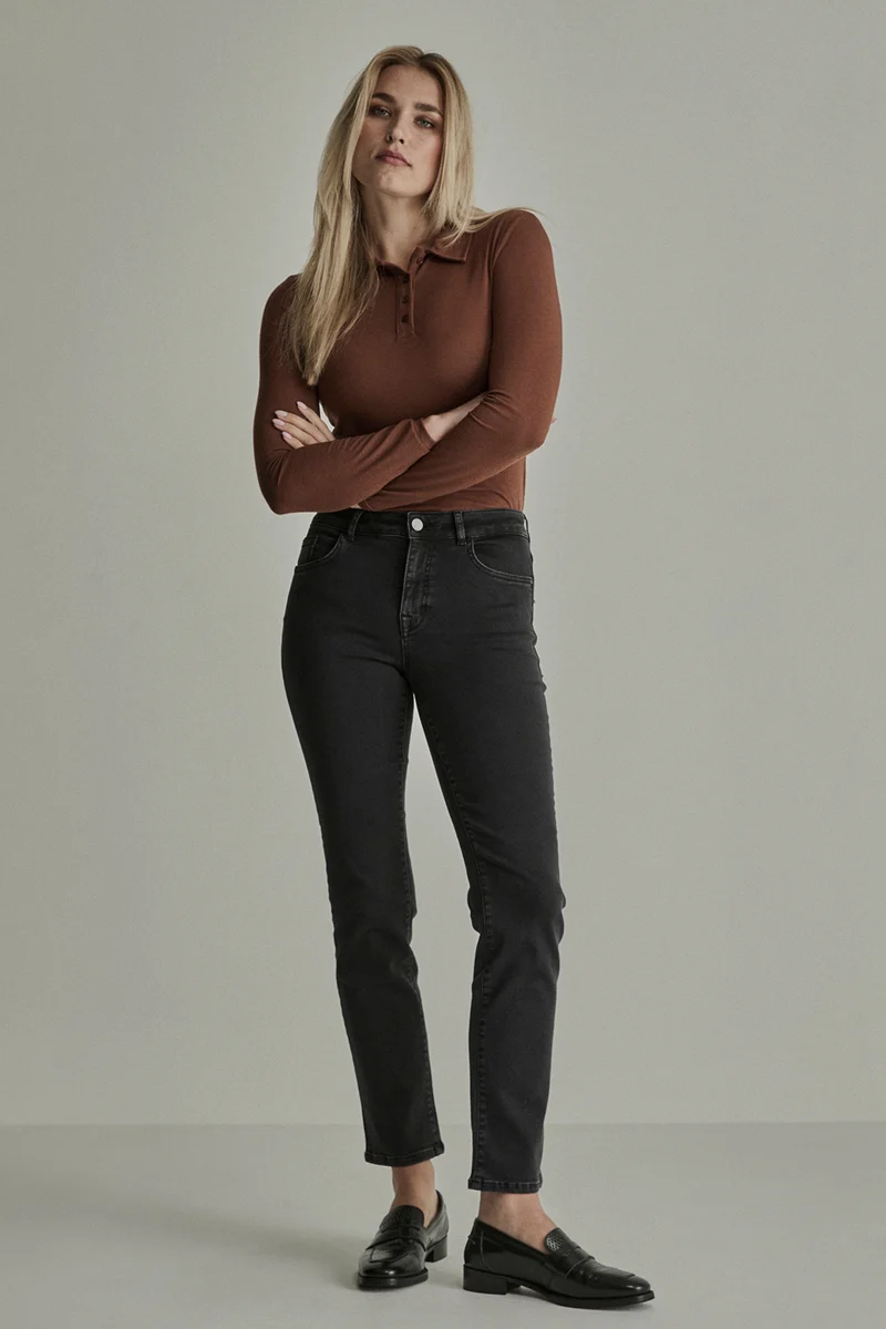 Broek Kim Carbon Black FW262266272 L30
