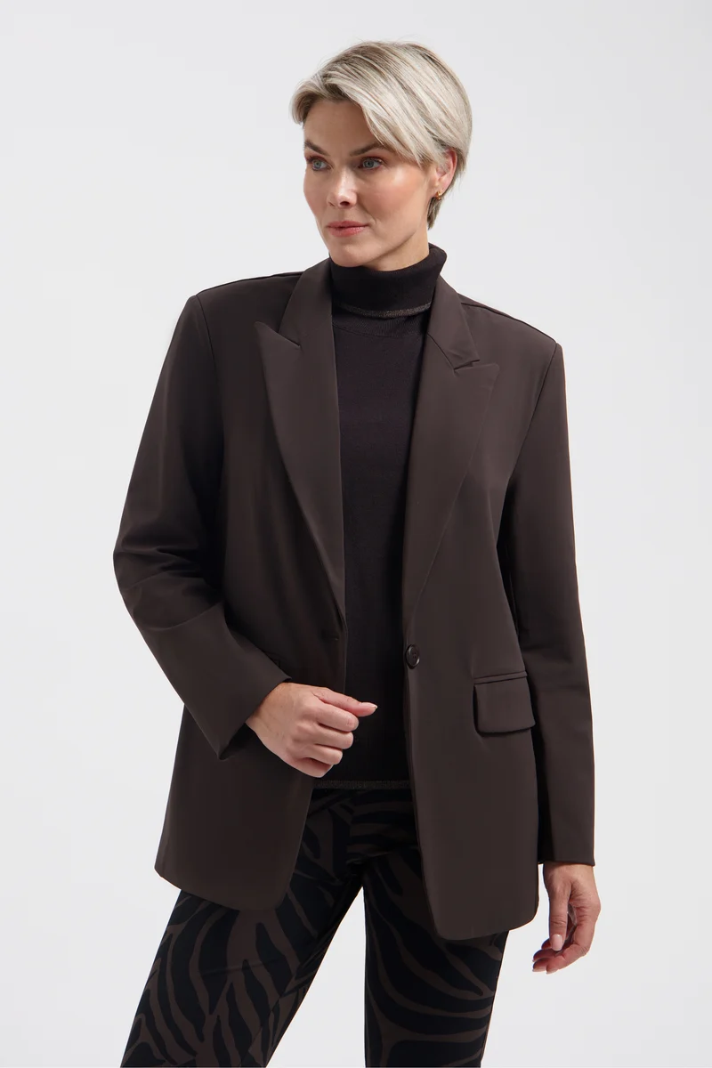 Travel Blazer Lorna Dark Brown L46-475-3506