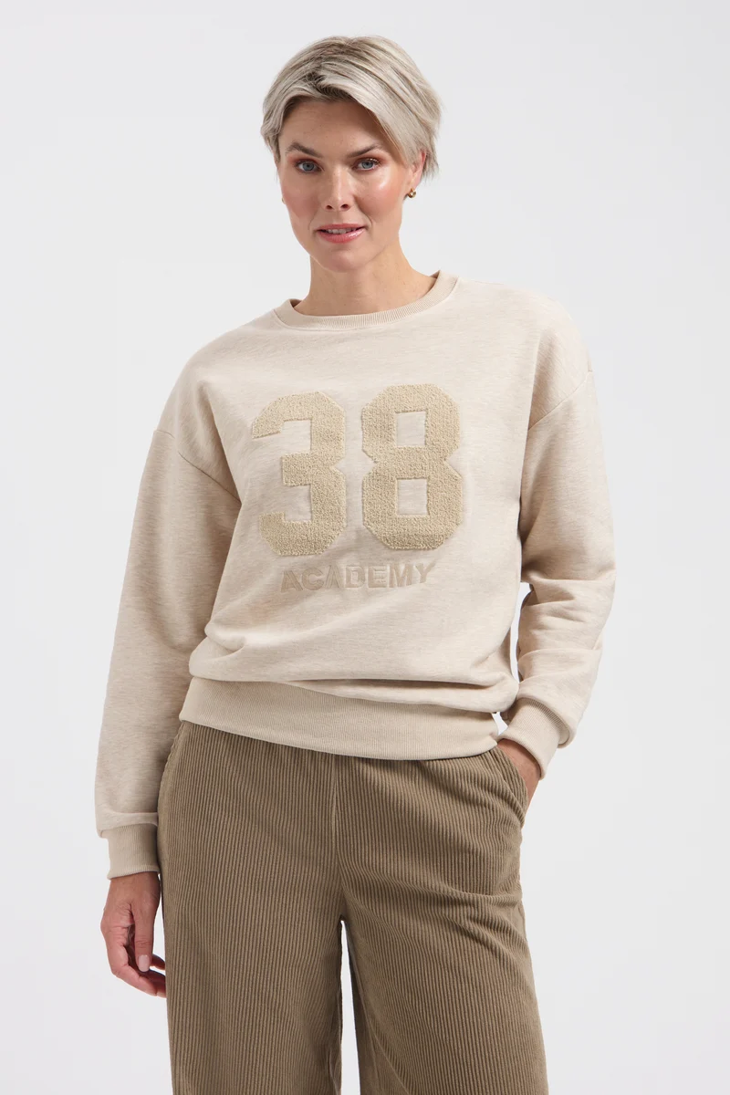 Trui Academy Vanilla Melange L25-301-3569