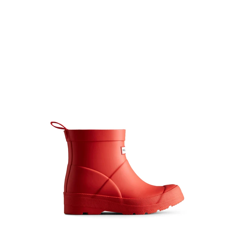 Big Kids Play Boots Logo Red