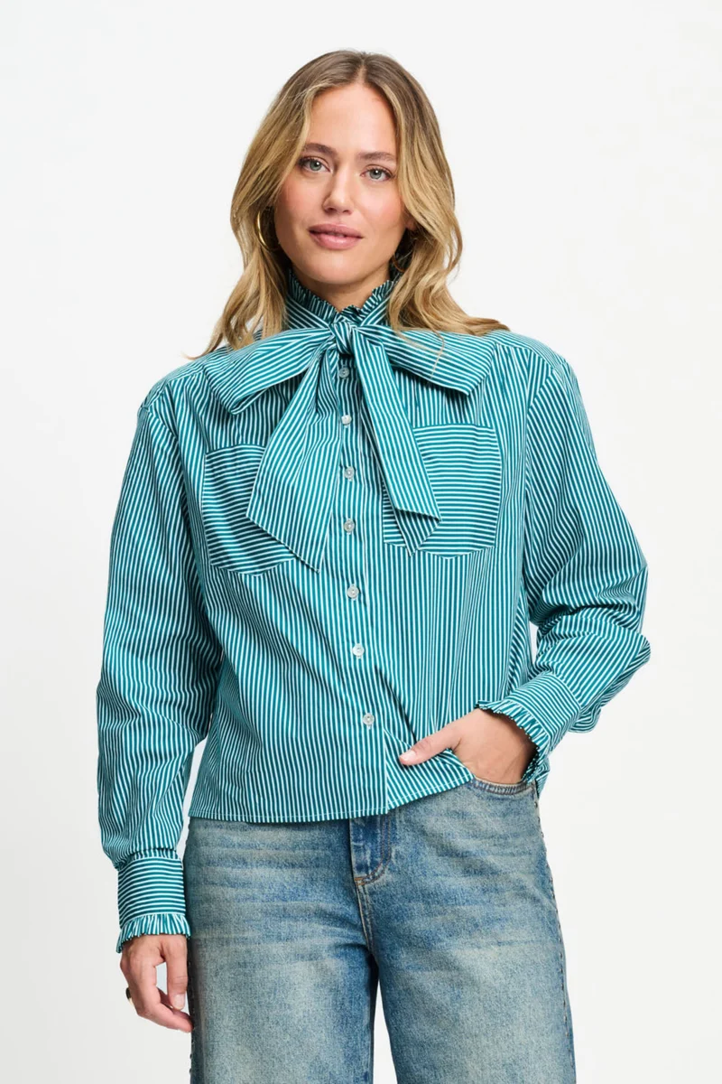 Blouse Noa Teal Green SP9795