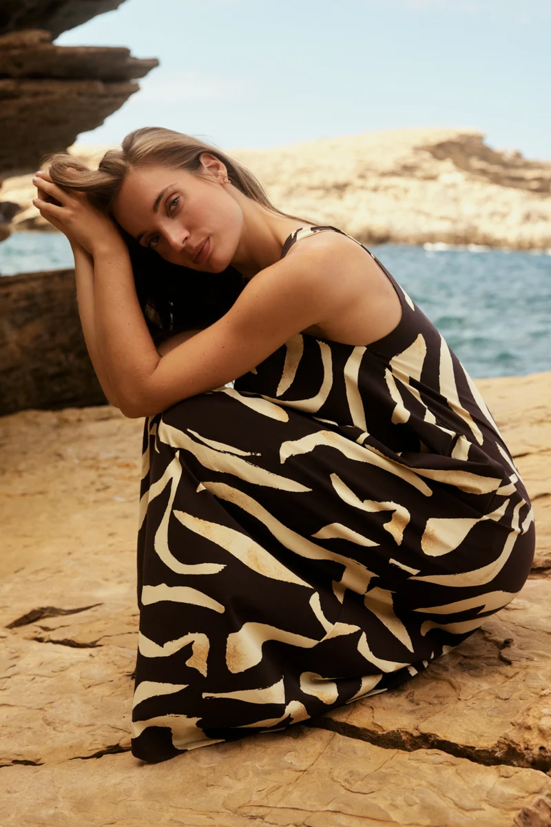 Travel Jurk Elline Pania Print L36.380.3260