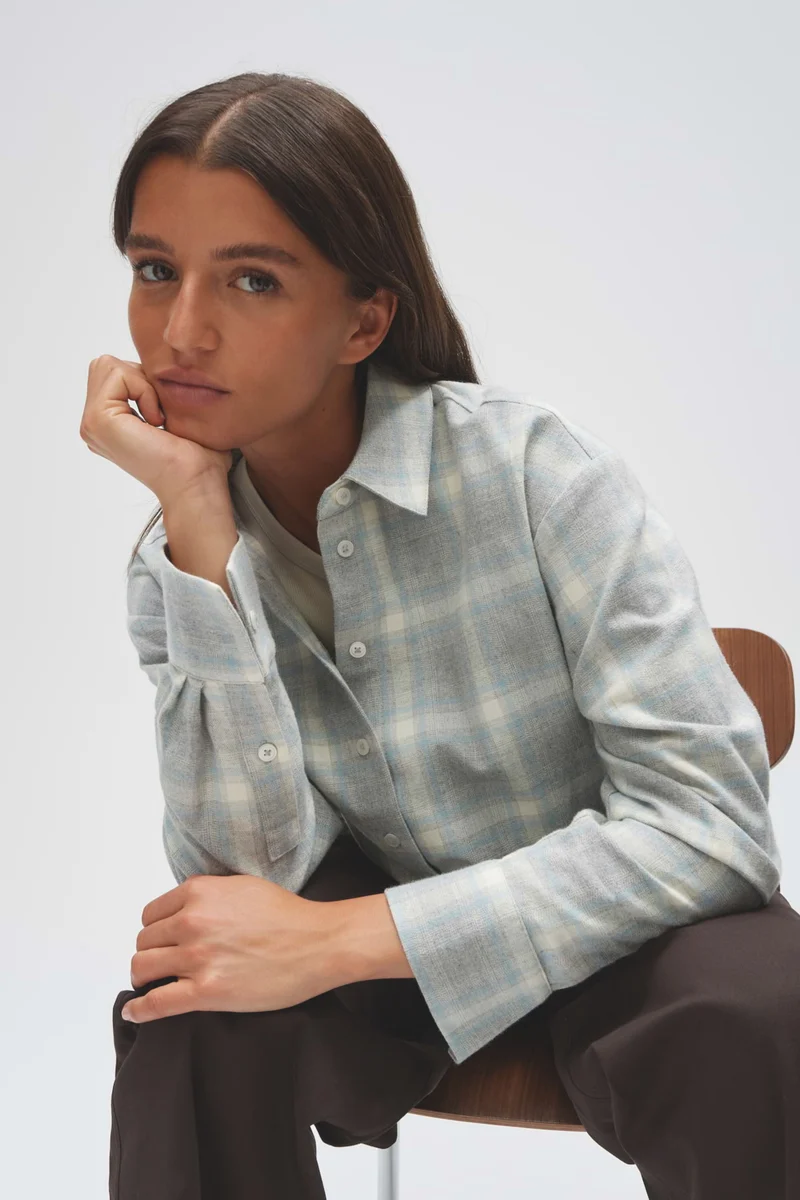 Blouse Flakaro Hazy Fog Melange