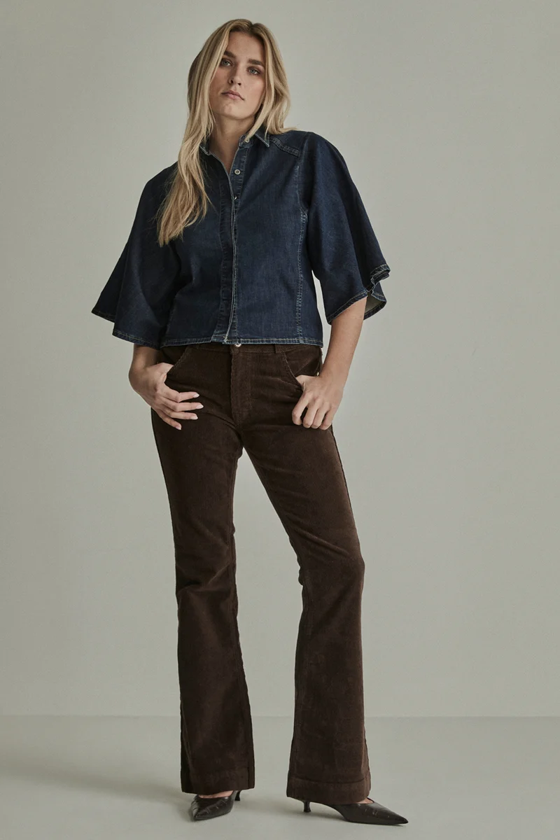 Broek Jade Vintage Corduroy Deep Brown FW261104070 L32